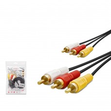 HADRON HD4592 3RCA TO 3RCA 1.5MT